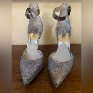 Stunning MICHAEL Michael Kors Silver Heels